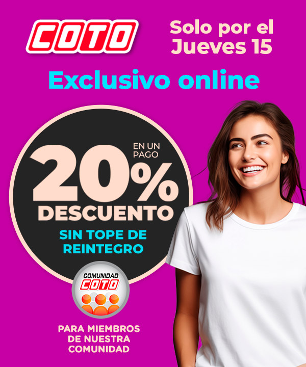20% comunidad