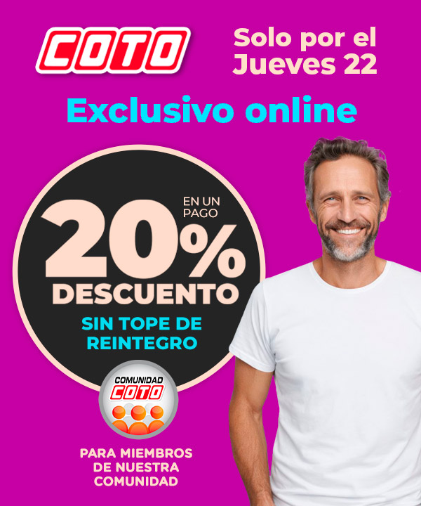 20% comunidad