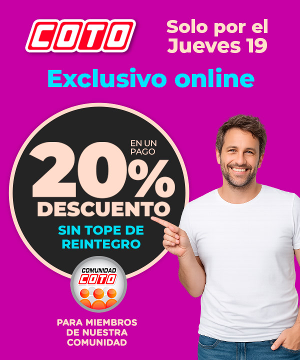 20% comunidad