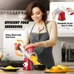 3in1 Vegetable Slicer Rotary Food Potato Mandoline Cheese Grater Drum Fruit Nut Shredder Chopper Cutter Hand Held Manual Kitchen Utensil Cooking Tools
