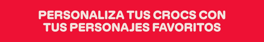 PERSONALIZA TUS CROCS CON TUS PERSONAJES FAVORITOS