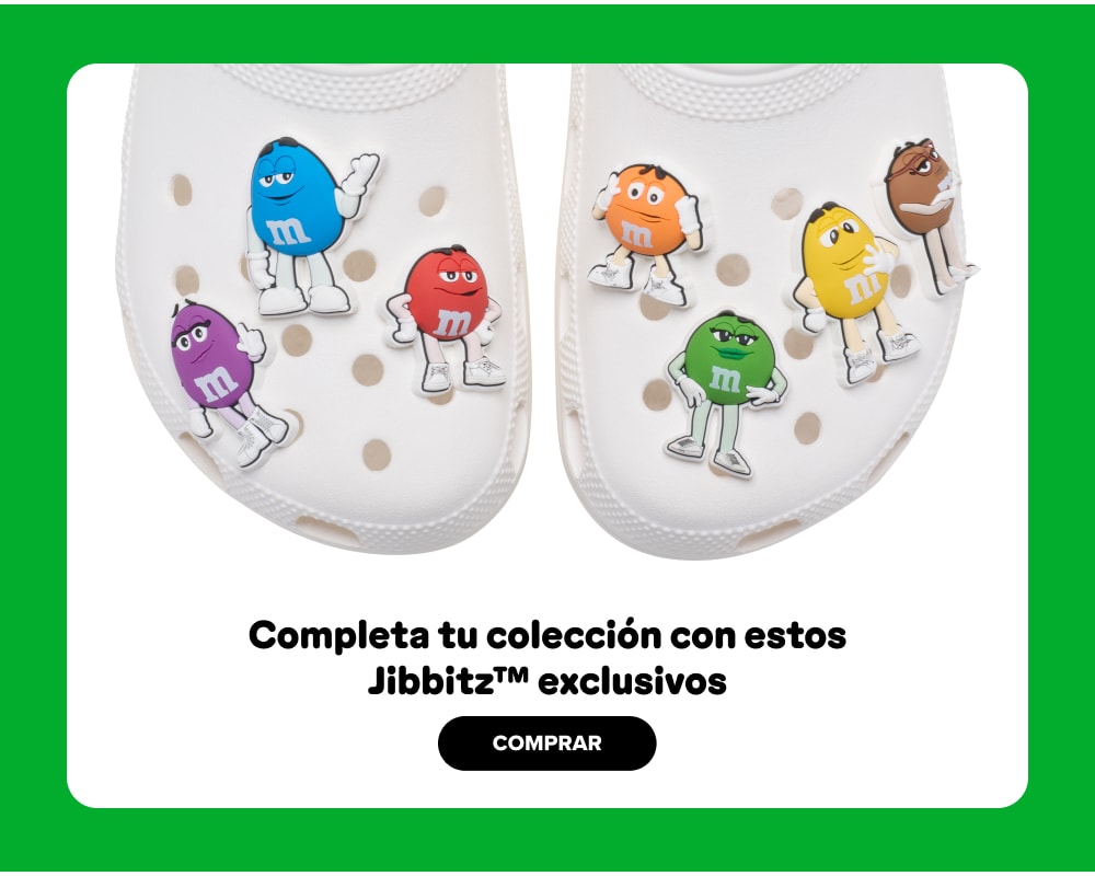 Completa tu colección con estos Jibbitz™ exclusivos
COMPRAR