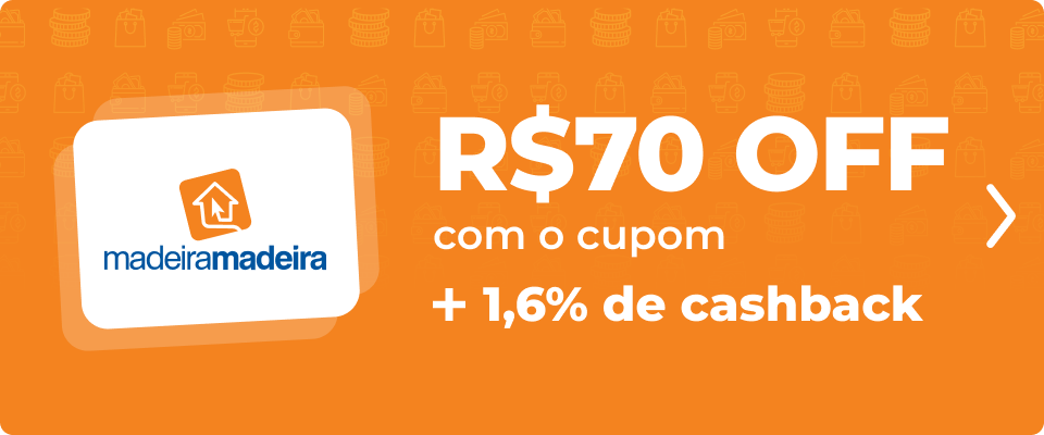 R$70 OFF com o cupom 