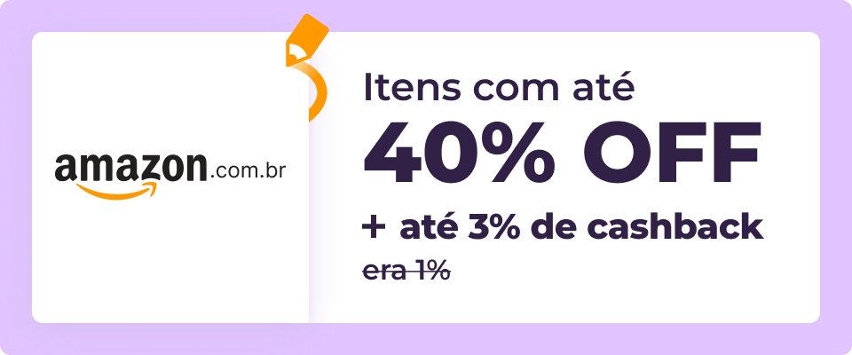 Itens com até 40% OFF