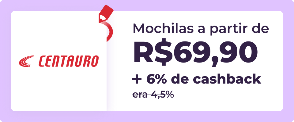 Mochilas a partir de R$69,90