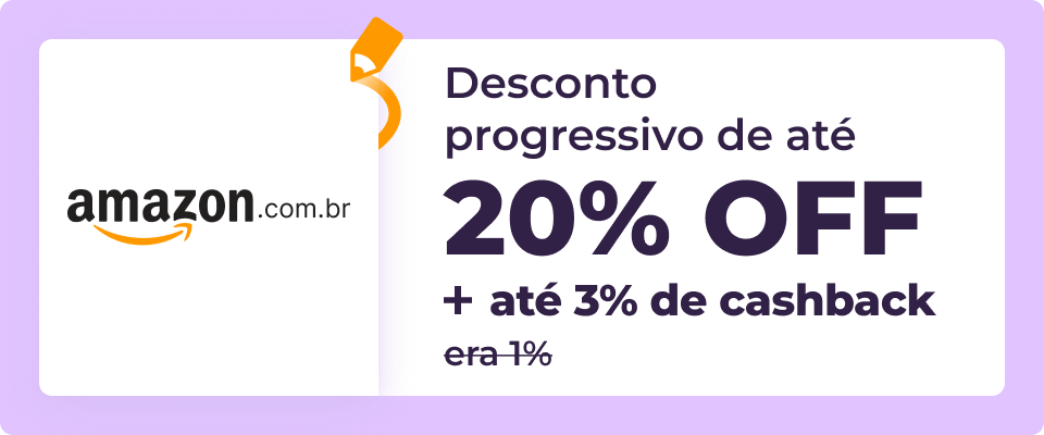 Desconto progressivo de até 20%