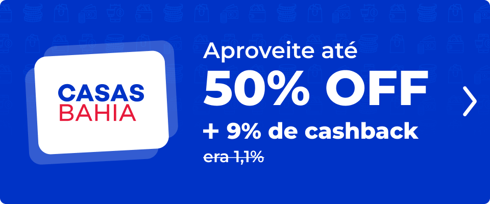 Aproveite até 50% OFF