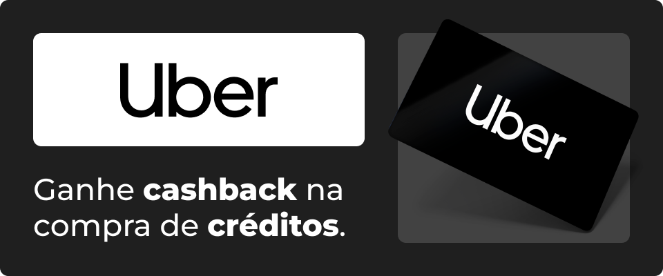 Ganhe cashback em Uber