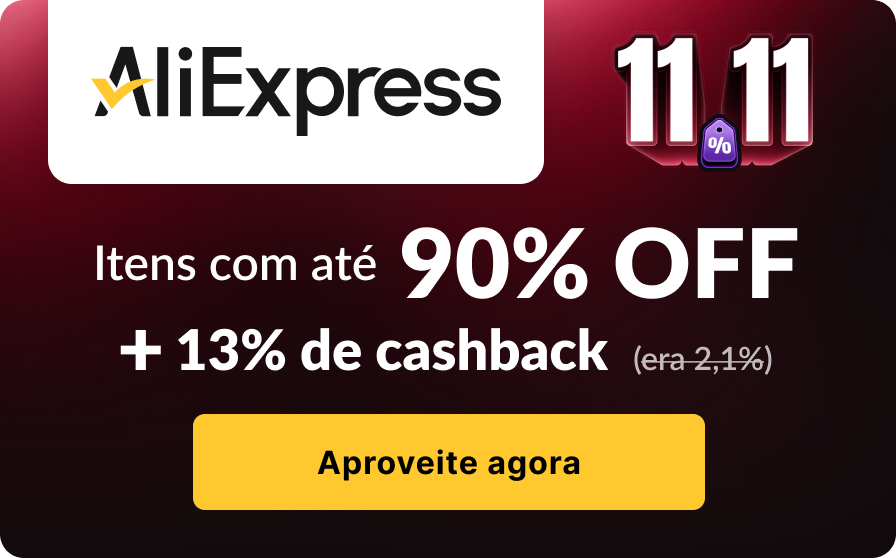 Itens com até 90% de desconto 