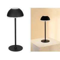 JONSKA LED Tafellamp - Oplaadbaar - zwar..