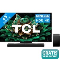 TCL QD Mini-LED C71 K 4 K en soundbar