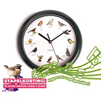 Vogelgeluiden klok