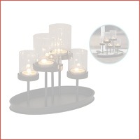 Kandelaar voor 5 kaarsen 25 x 15 x 20 cm..