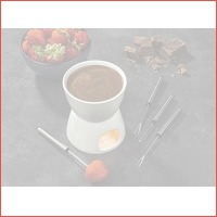 HI Chocoladefondue - set van porselein -..