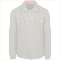 Suitable Overshirt Wool Blend Groen