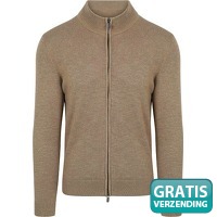 Suitable Vest Slub Yarn Beige