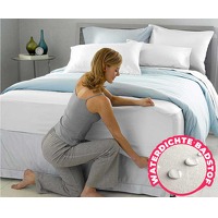 2 x Snug-Fit waterdichte molton matrasbe..