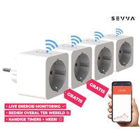 4 x Sevva slimme stekker