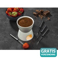 HI Chocoladefondue - set van porselein -..