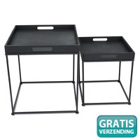 Fitz Living Salontafels - Vierkante bijz..