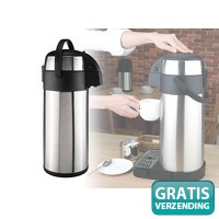Thermoskan met pomp - 5 Liter