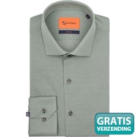 Suitable Overhemd Pique Groen