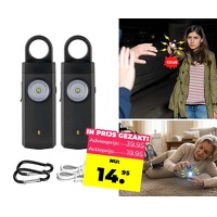 2 x persoonlijk veiligheidsalarm