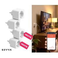 4 x Sevva slimme stekker