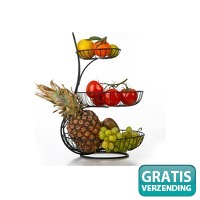 FEDEC Fruitschaal - 3 Laags - 30 x 45 cm..