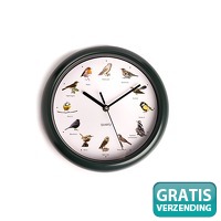 Nexxt Vogelklok - 25 cm - Klok met vogel..