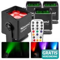 4 x BeamZ BBP44 uplights