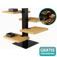 Gusta Serveertoren - Etagere - 4 bamboe ..