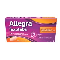 Allegra Fexotabs bij hooikoorts 20 table..