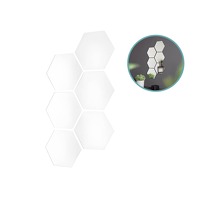 Zeshoekige spiegel wandstickers 6-delig ..