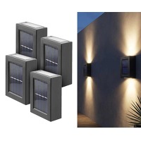 4 x Up Down solar buitenlamp