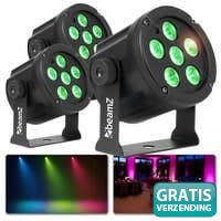 3 x BeamZ SlimPar30 set