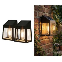 2 x solar wandlamp Klassiek