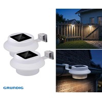 2 x solar dakgootlamp