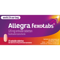 Allegra Fexotabs bij hooikoorts 20 table..