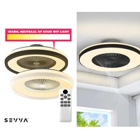 Sevva plafondventilator met lamp