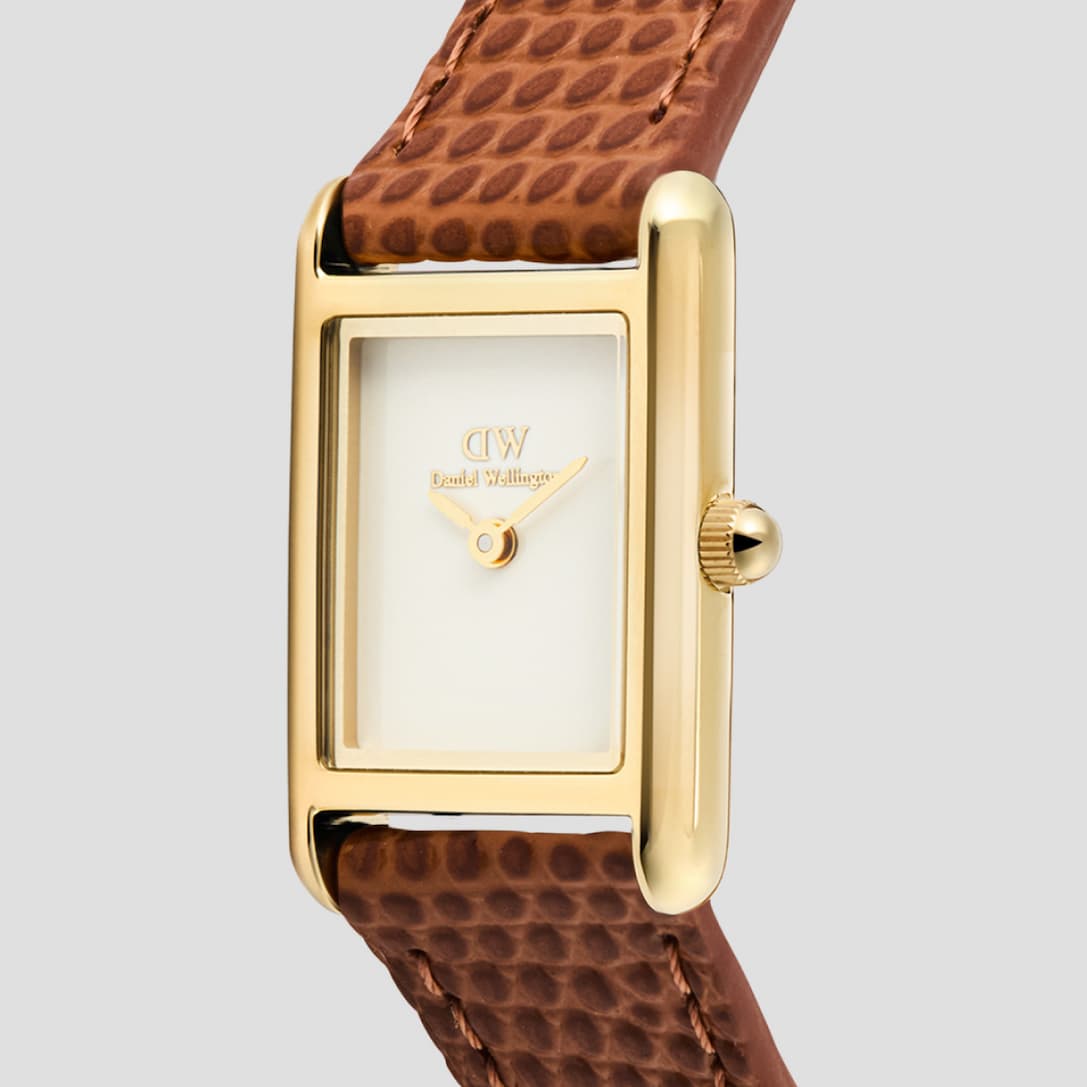 Bound Mini Light Brown Lizard Gold