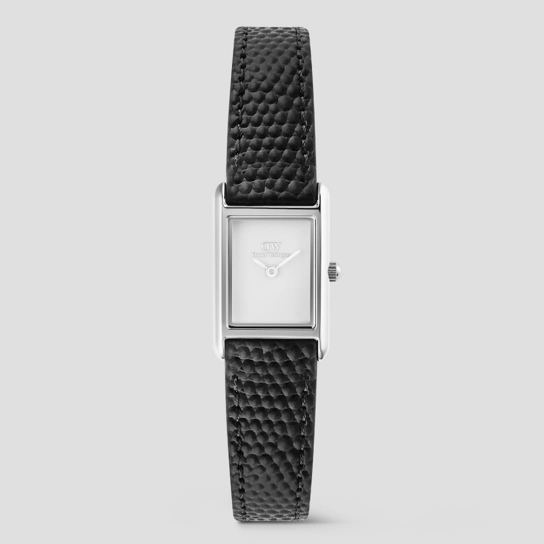 Bound Mini Black Lizard Silver