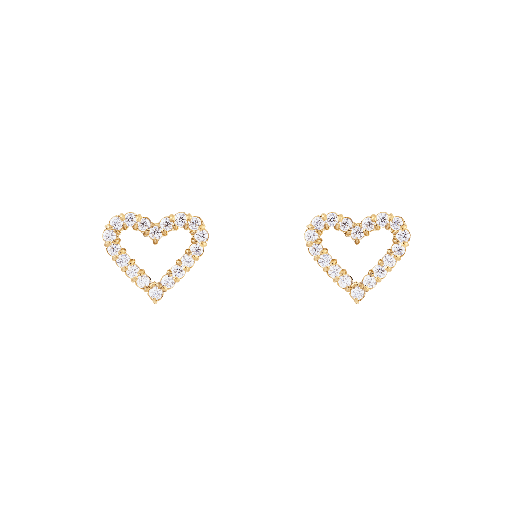 Image of Mirelle Heart Earring Gold