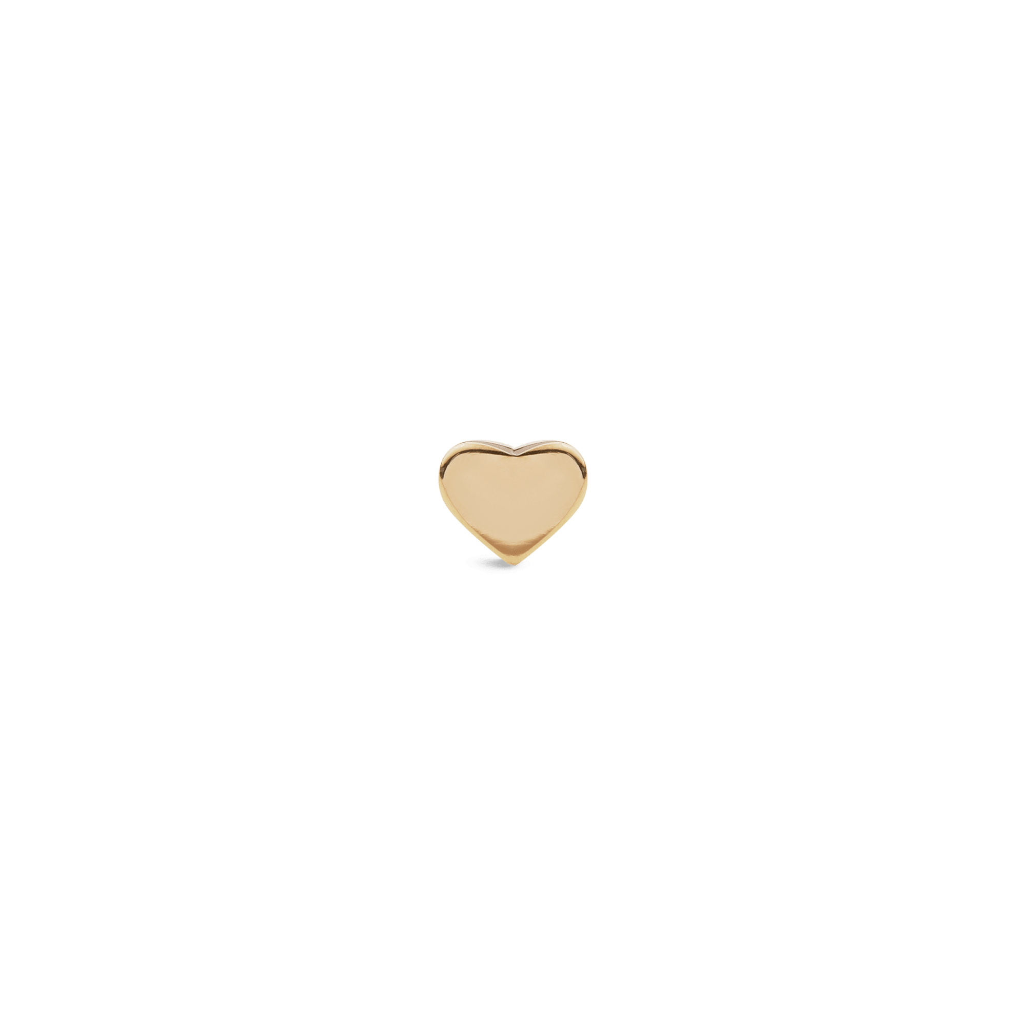Image of Heart Stud Gold
