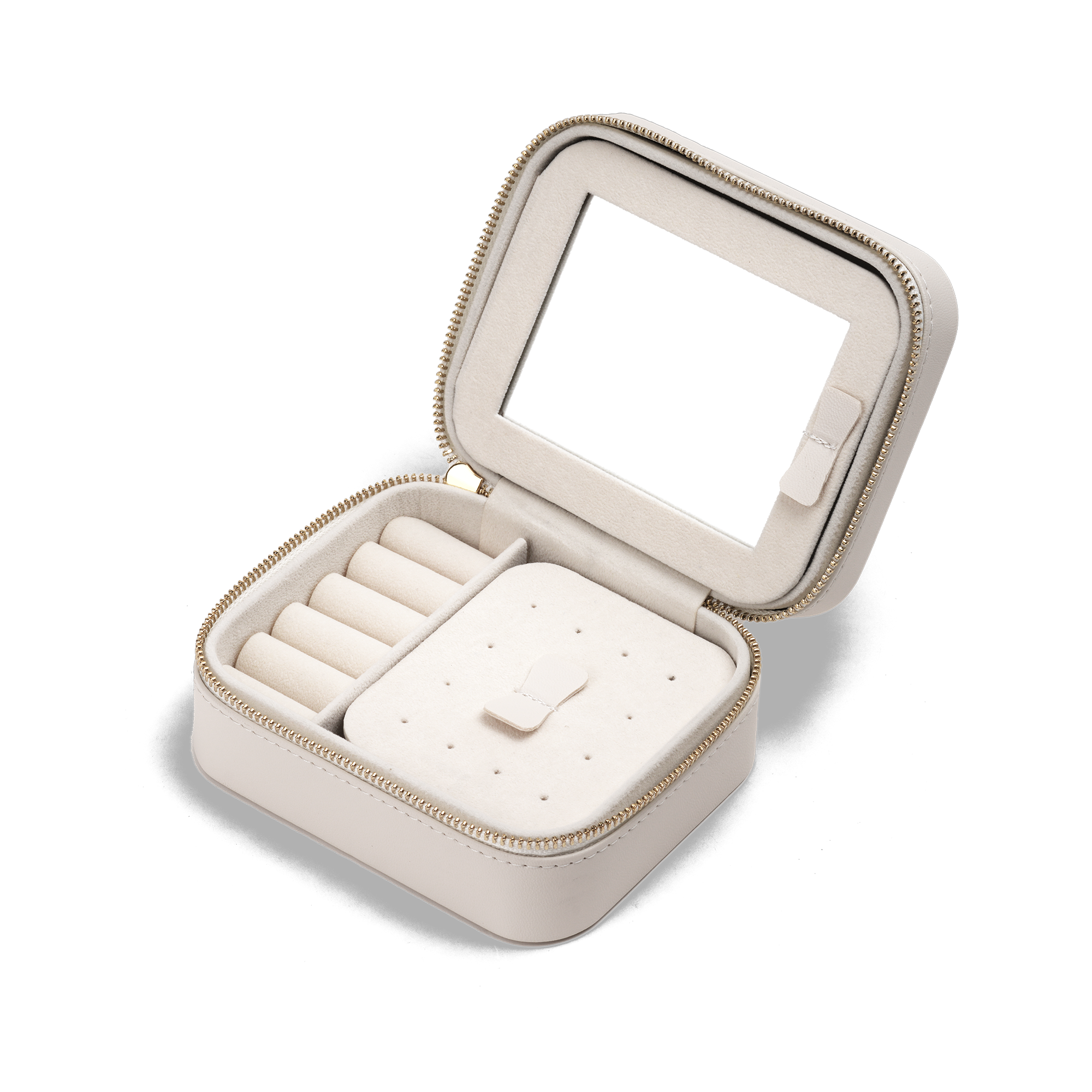Image of Travel Jewellery Box White