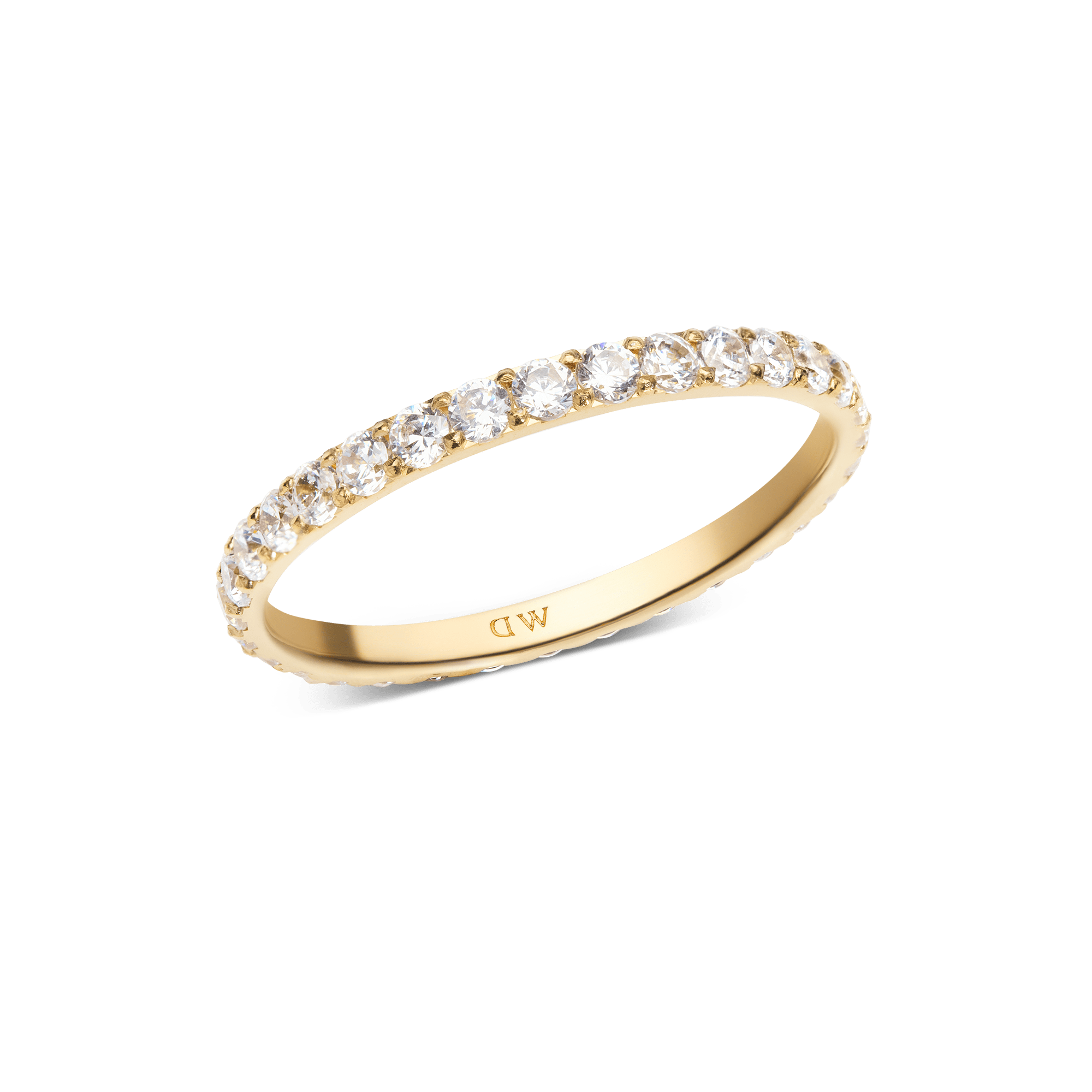 Image of Mirelle Eternity Ring Gold 2mm