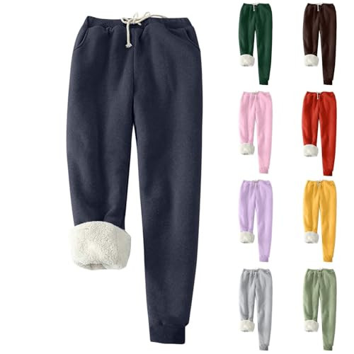 Warm Sherpa Fleece Lined Sweatpants