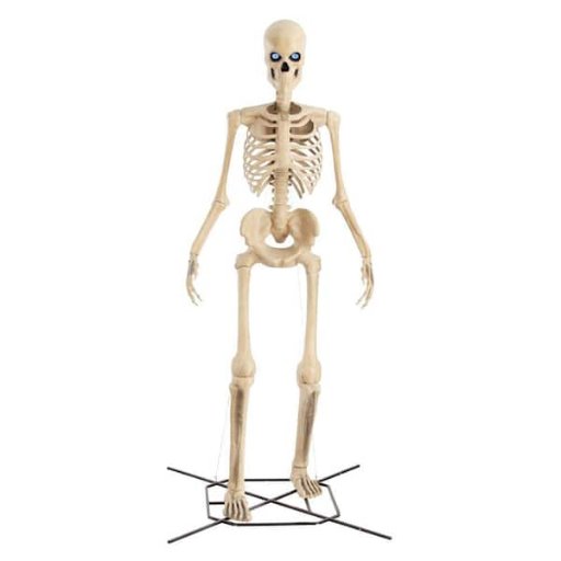 Home Accents Holiday 12 Grave  Bones Giant-Sized Skelly with LifeEyes™ LCD Eyes