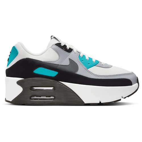 Nike Womens Air Max 90 LV8 Shoes (6-10, White/Teal)