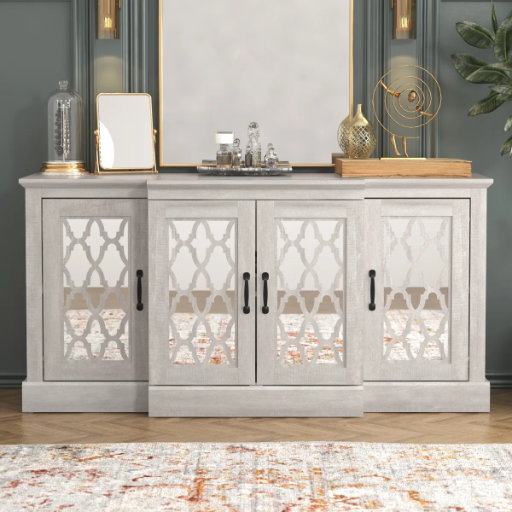 Chessani Wide Accent Sideboard (Ivory)